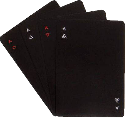 Home Office Ideas On A Budget Black Playing Cards