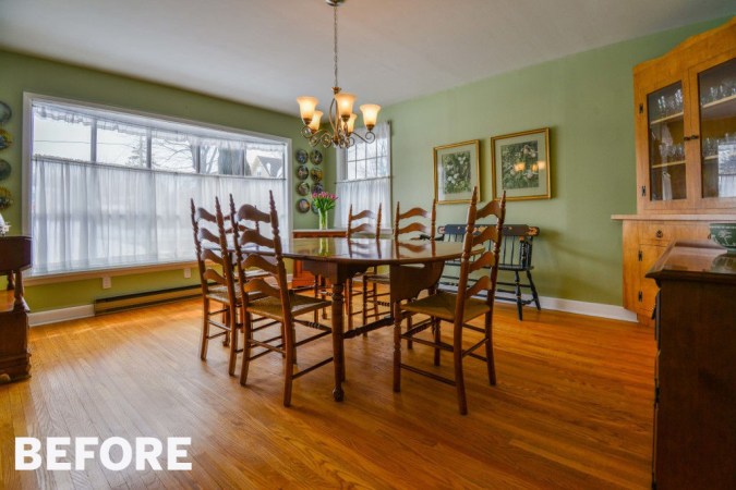 before & after: country dining room makeover