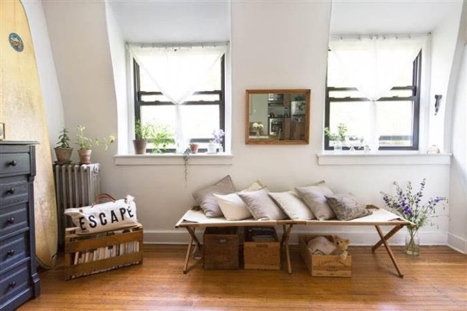 White Living room