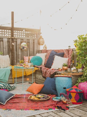 boho rooftop affair