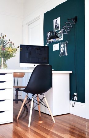 trend we love: deep teal walls