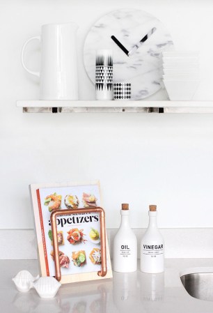 diy copper cookbook stand