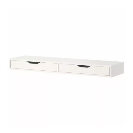  EKBY ALEX Shelf with drawers, white