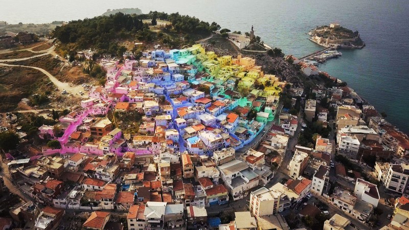 This Rainbow Village Is a Color Lover’s Dream Come True