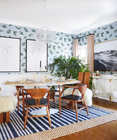 We Never Wanted Bird Wallpaper Until We Saw This Dining Room