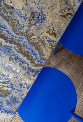 Marble Countertops Look Ravishing In Shades of Blue