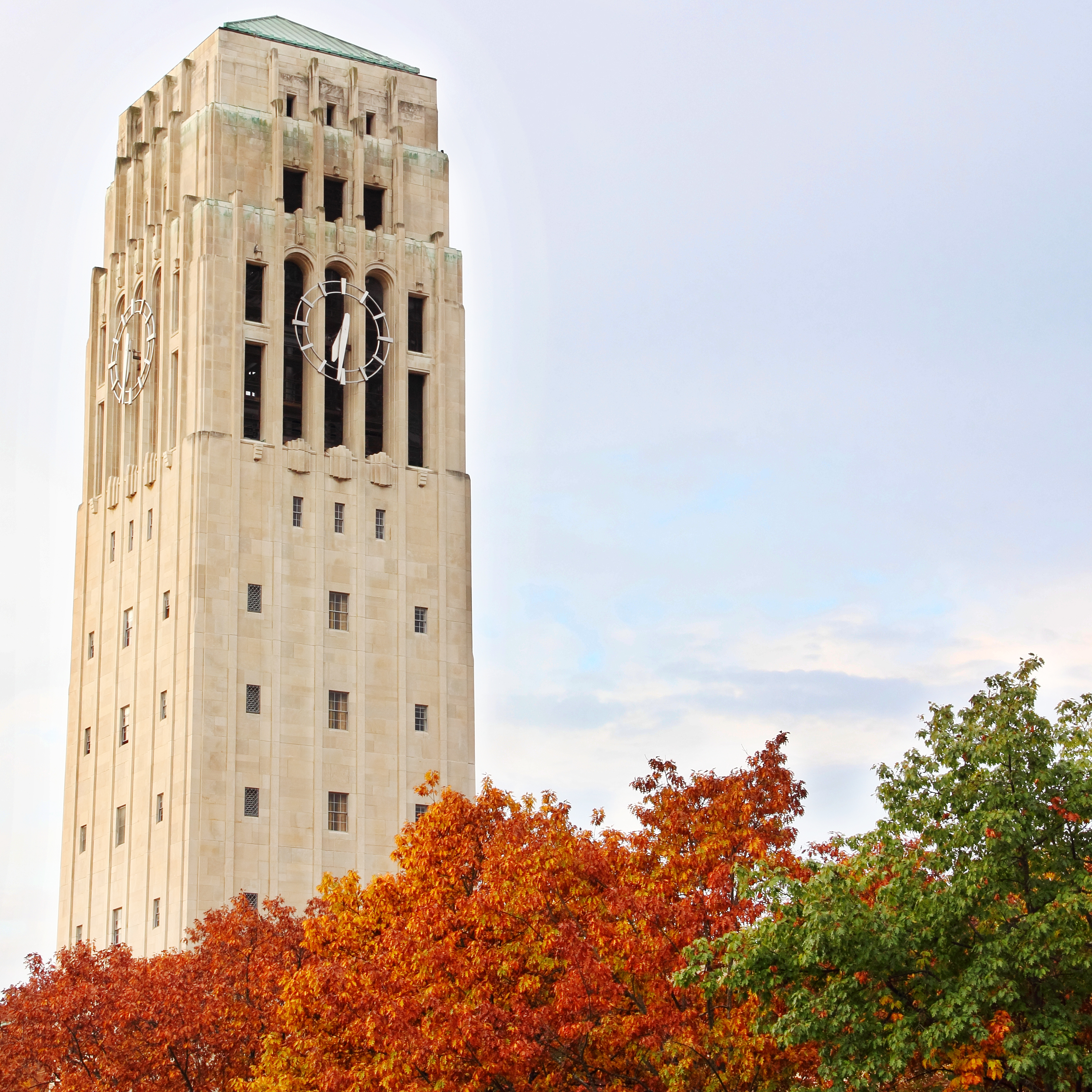 building with clock tower