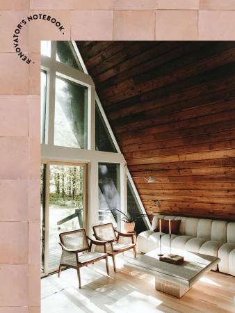 It Cost Us $25K to Turn an Old A-Frame Into a Scandi-Inspired Getaway