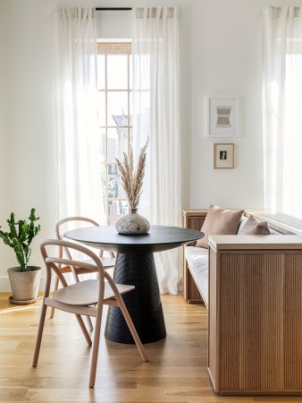 Dining Banquette in Small Apartment