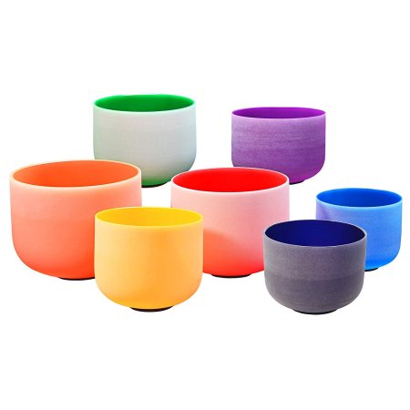  colorful singing bowls