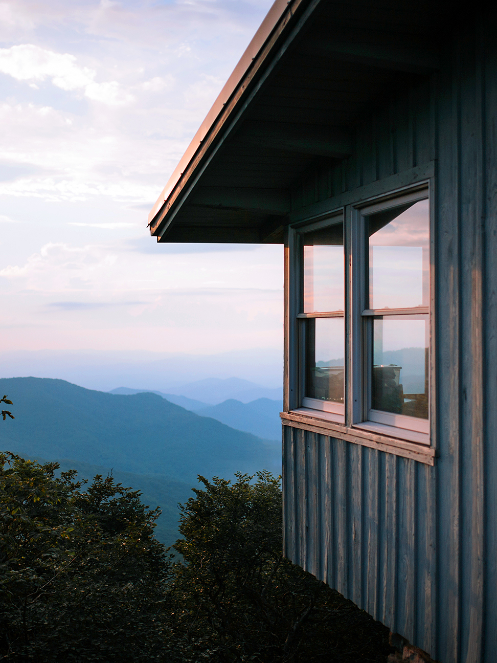 cabin in the mountains