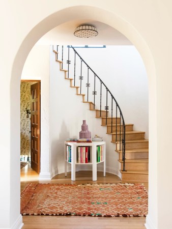 Arched doorway in Spanish home