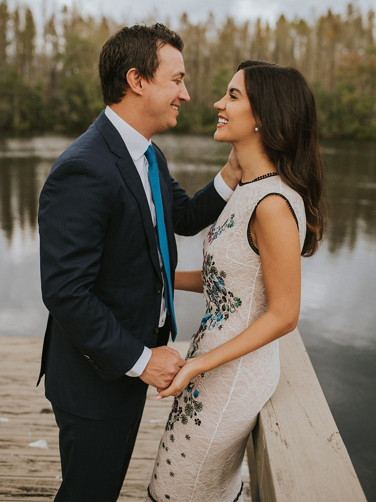 Couple on their wedding day