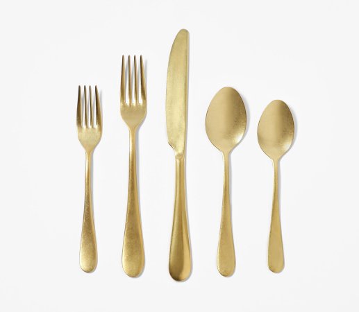  gold flatware setting