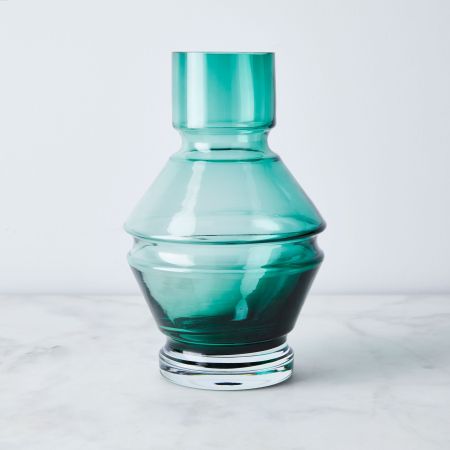  green translucent vase