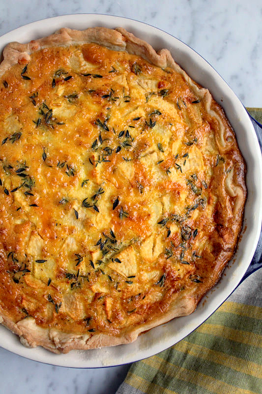 quiche with spices