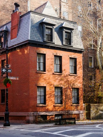 brick nyc building on a corner