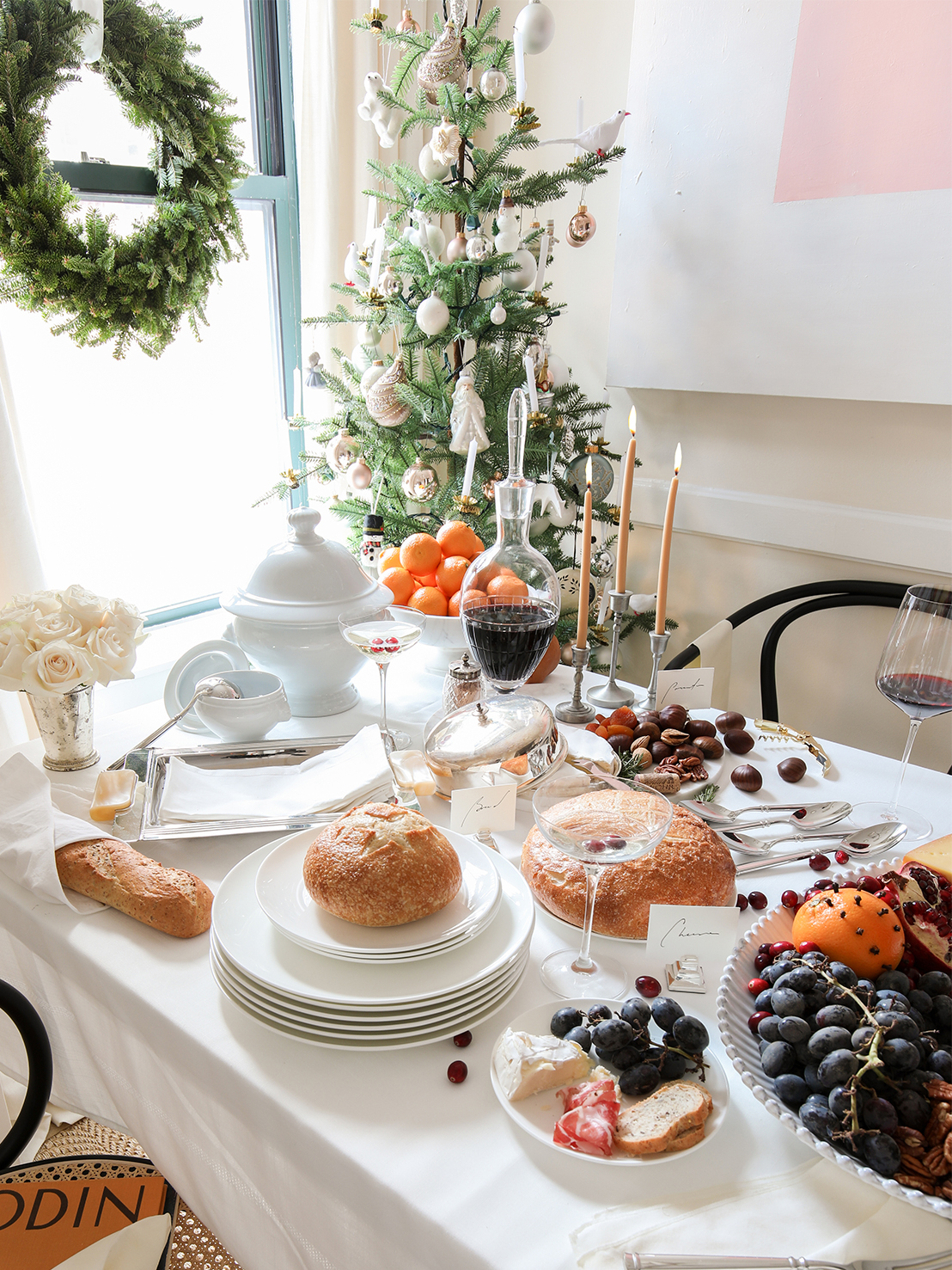 holiday tablescape