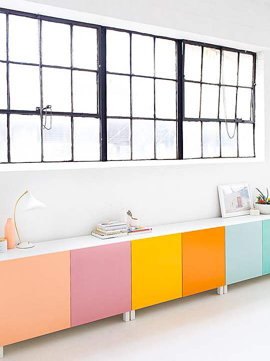 rainbow credenza