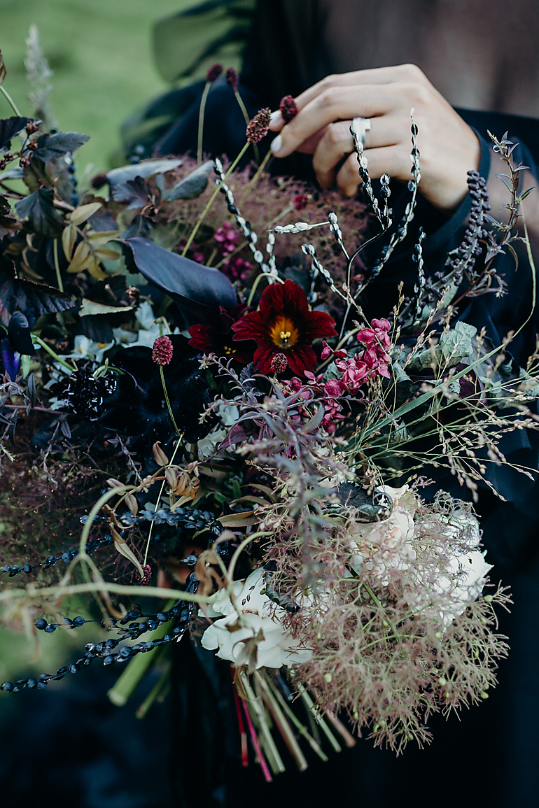 Gothic floral arrangement