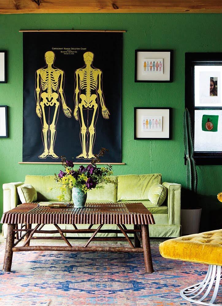 Green living room