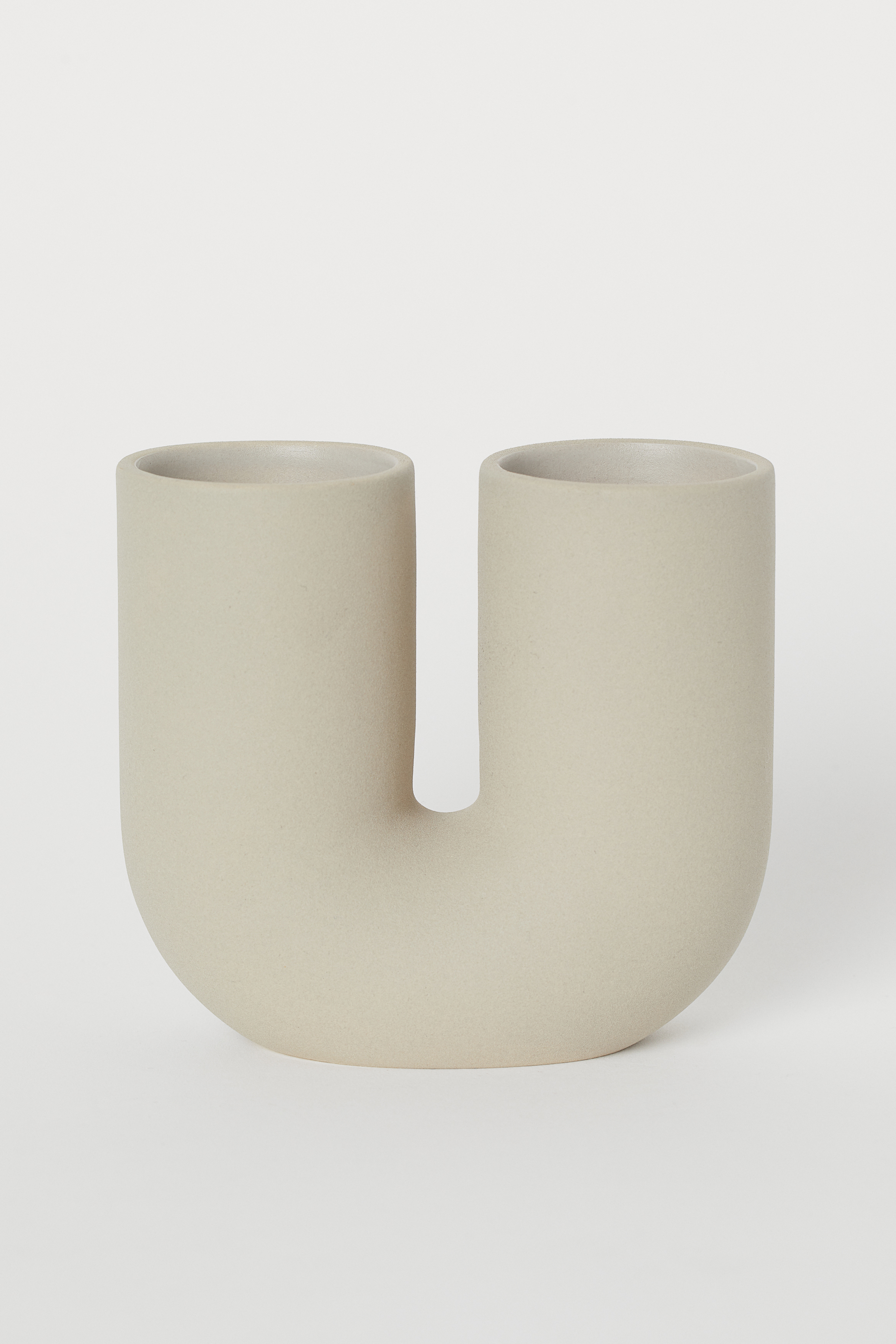 tubular ceramic vase