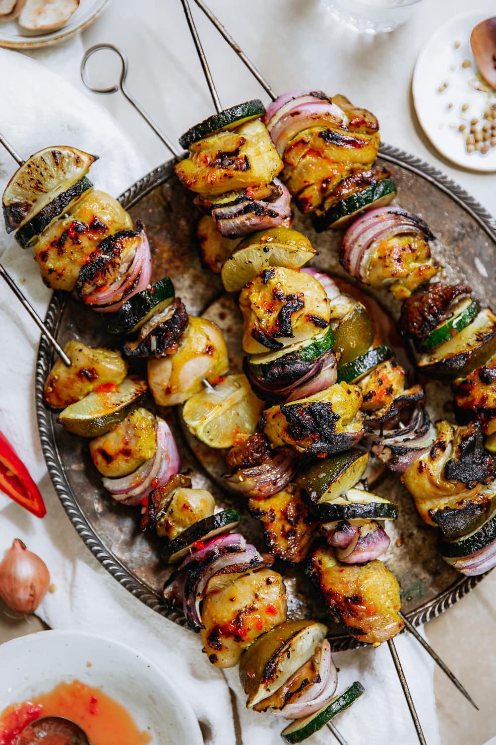 veggie skewers