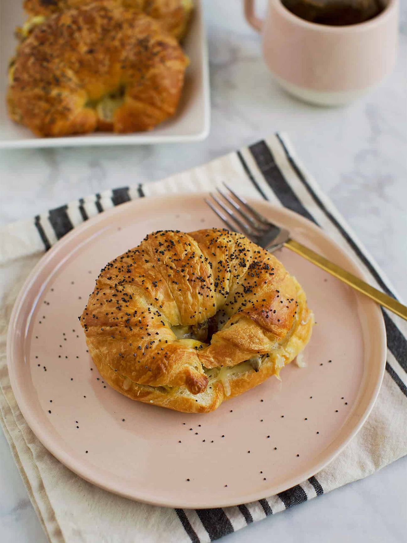 Egg Sandwich on Croissant