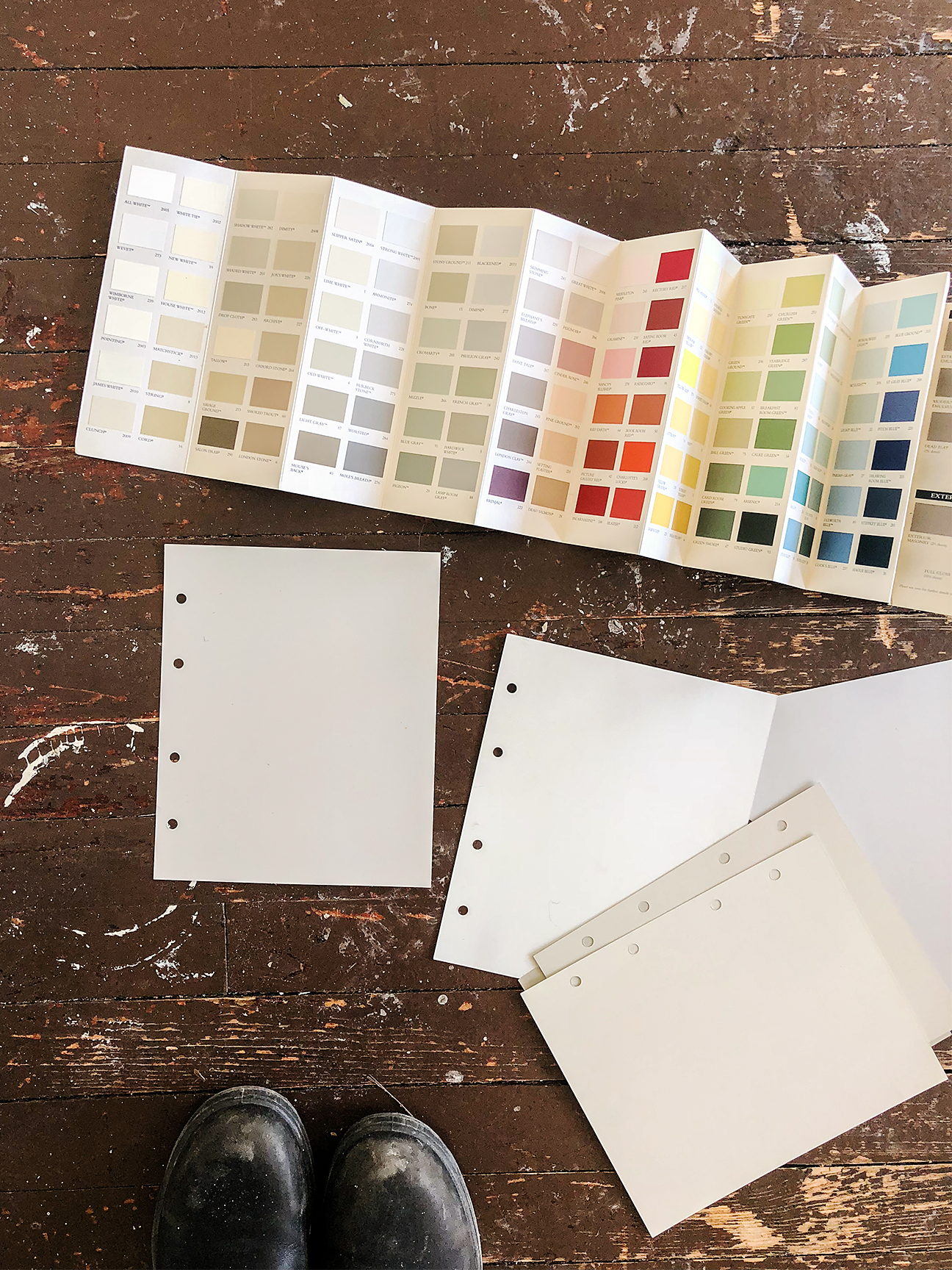 paint swatches