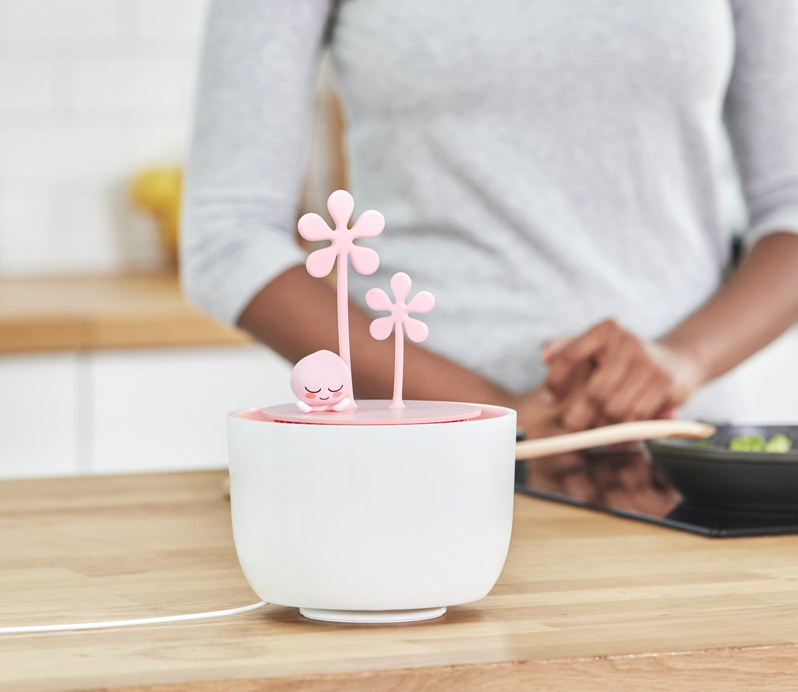 pink flower humidifier