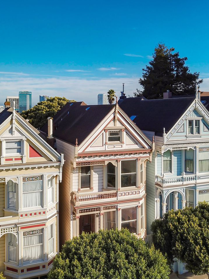 colorful victorian exteriors