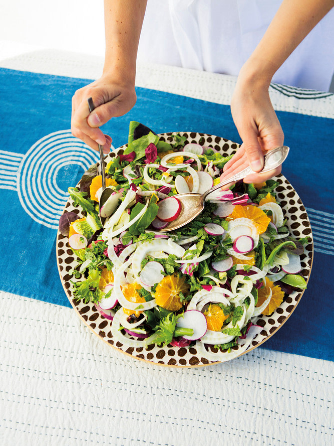 citrus radish salad