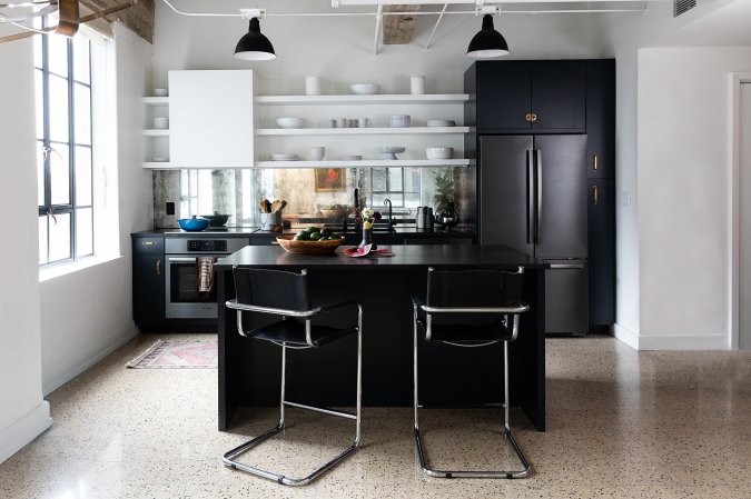 loft condo kitchen