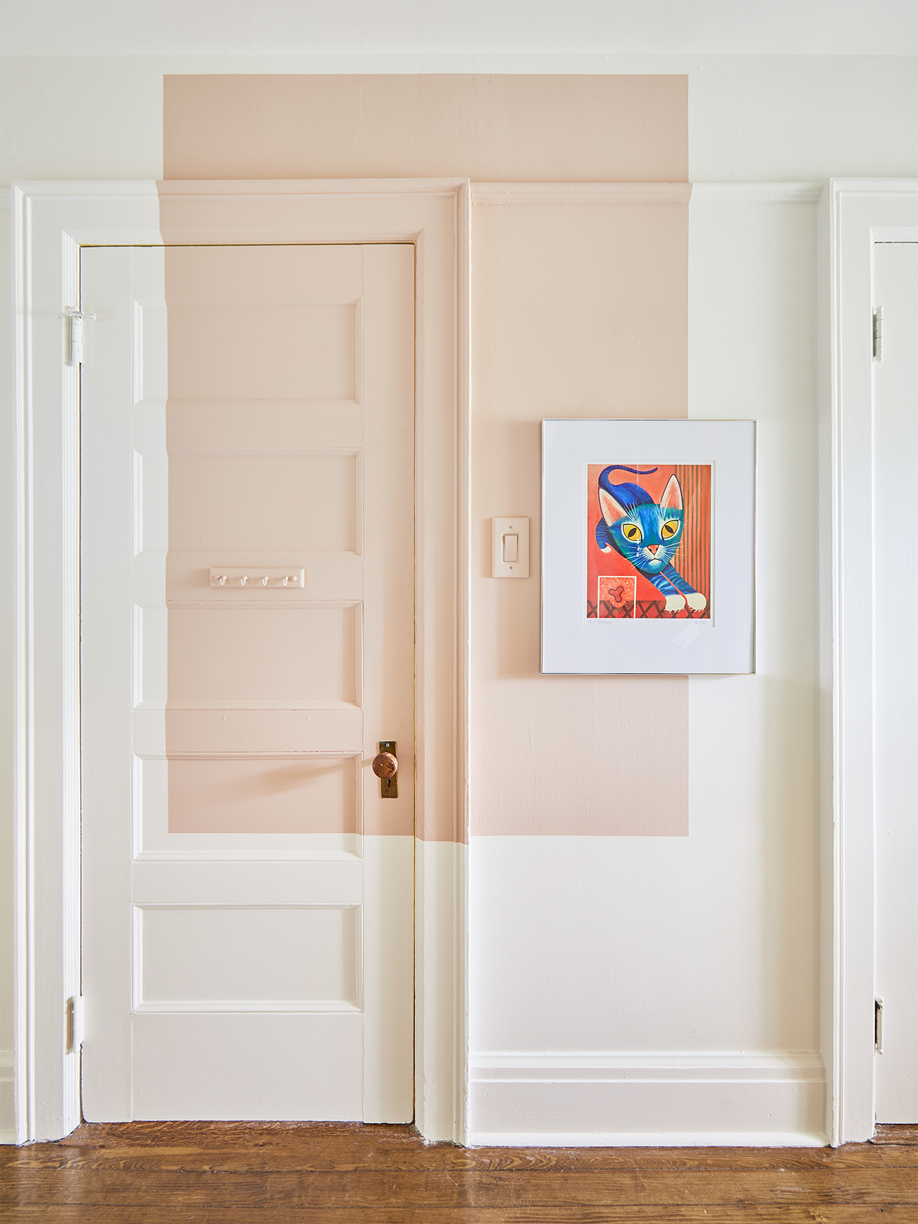 Kids Room With Pink Chalkboard Wall