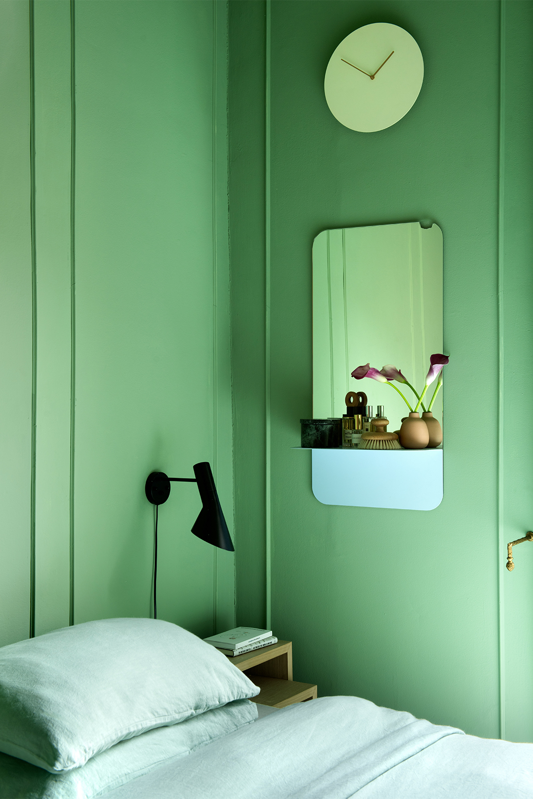 Green bedroom