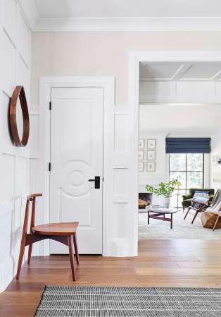 White entryway