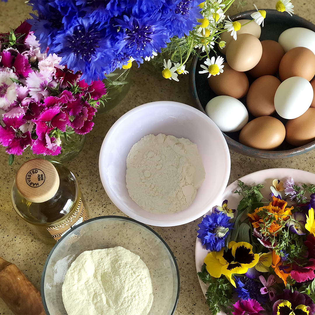 ingredients for fresh pasta