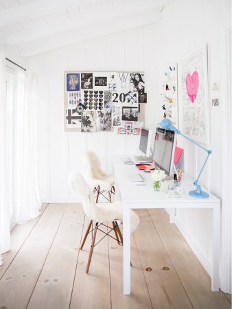 Bright home office