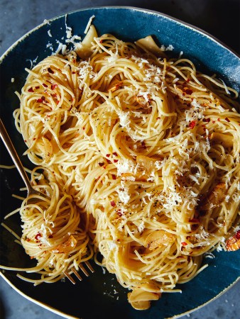 lemon capellini pasta