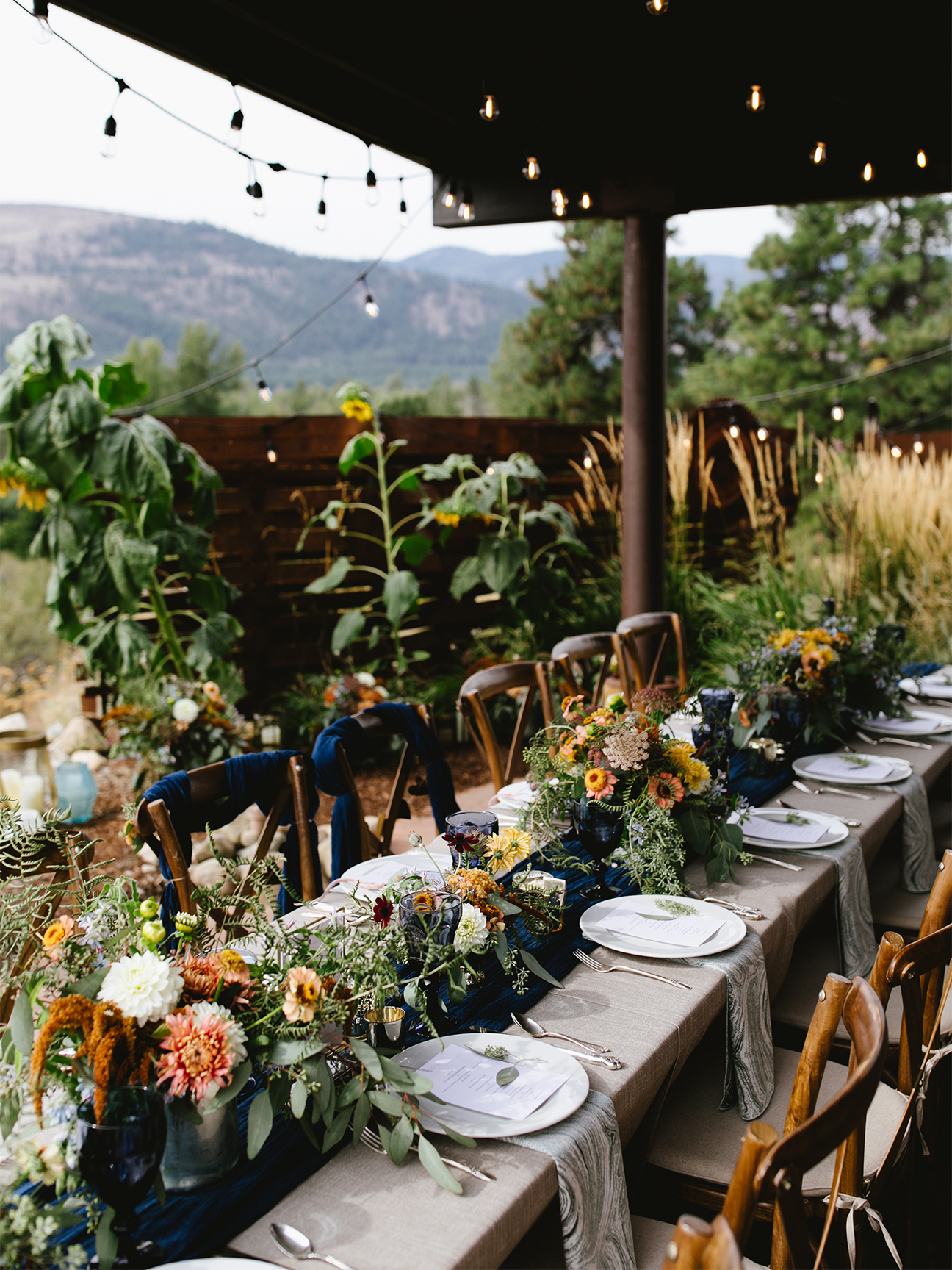 fall themed tables cape