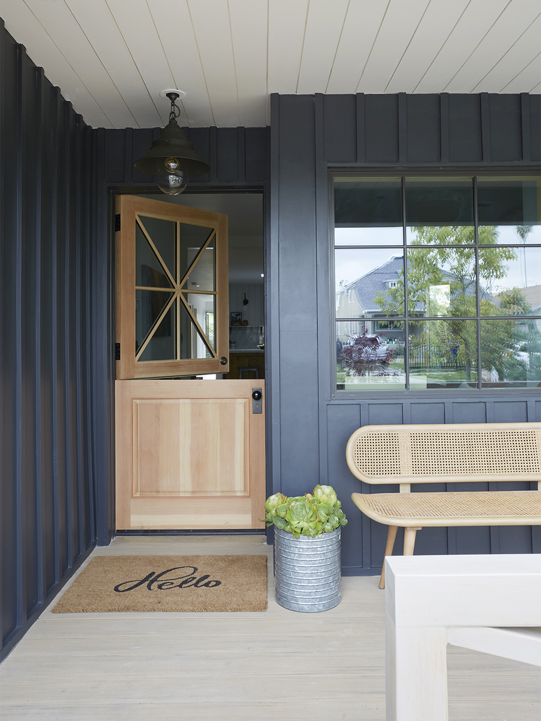 Front porch with Dutch door