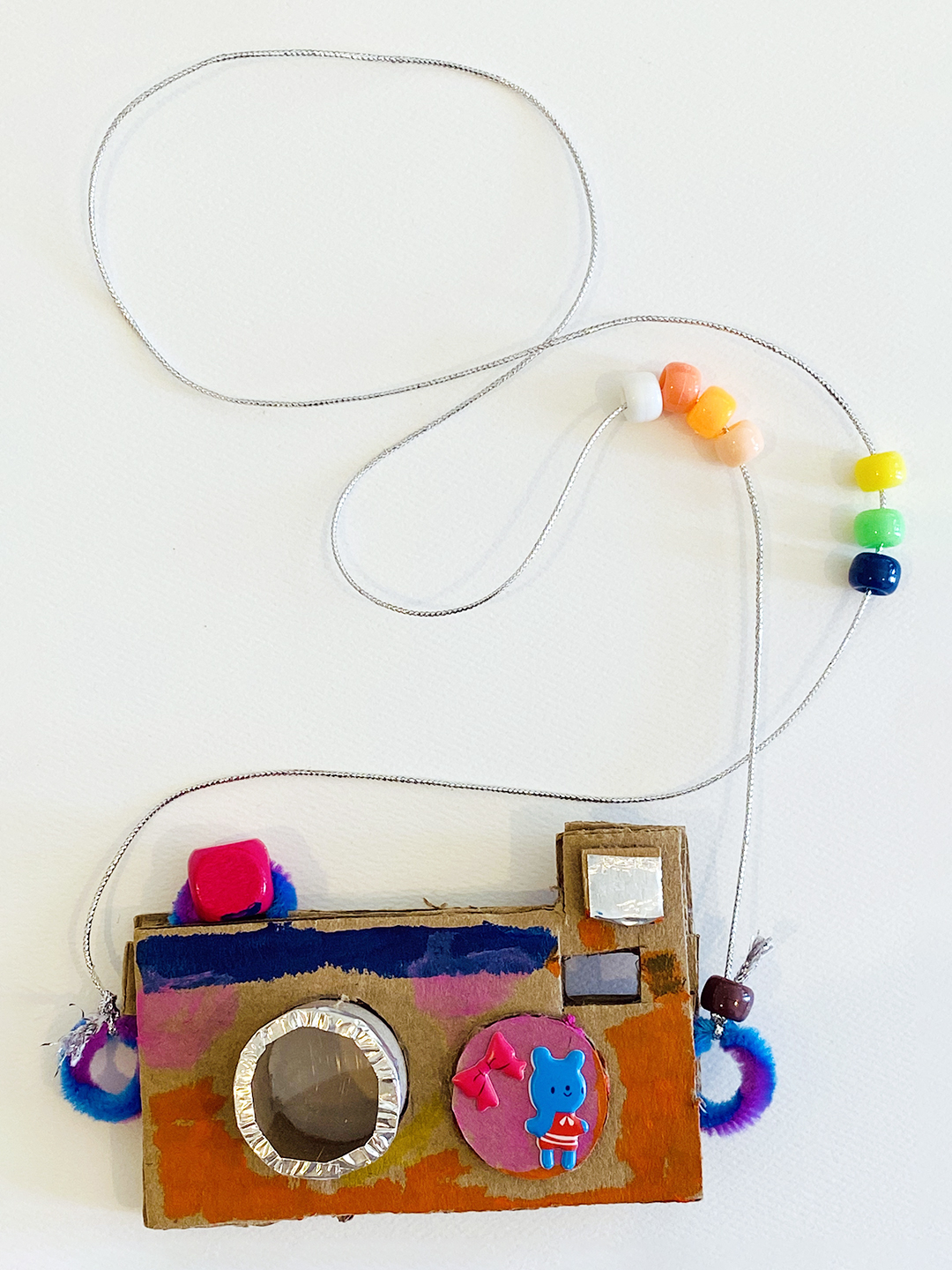 colorful cardboard camera