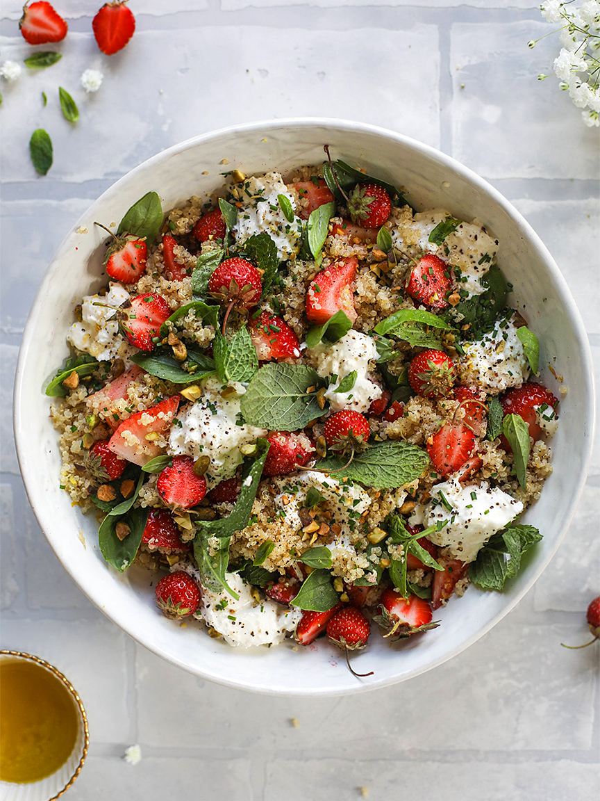 Strawberry Burrata Salad