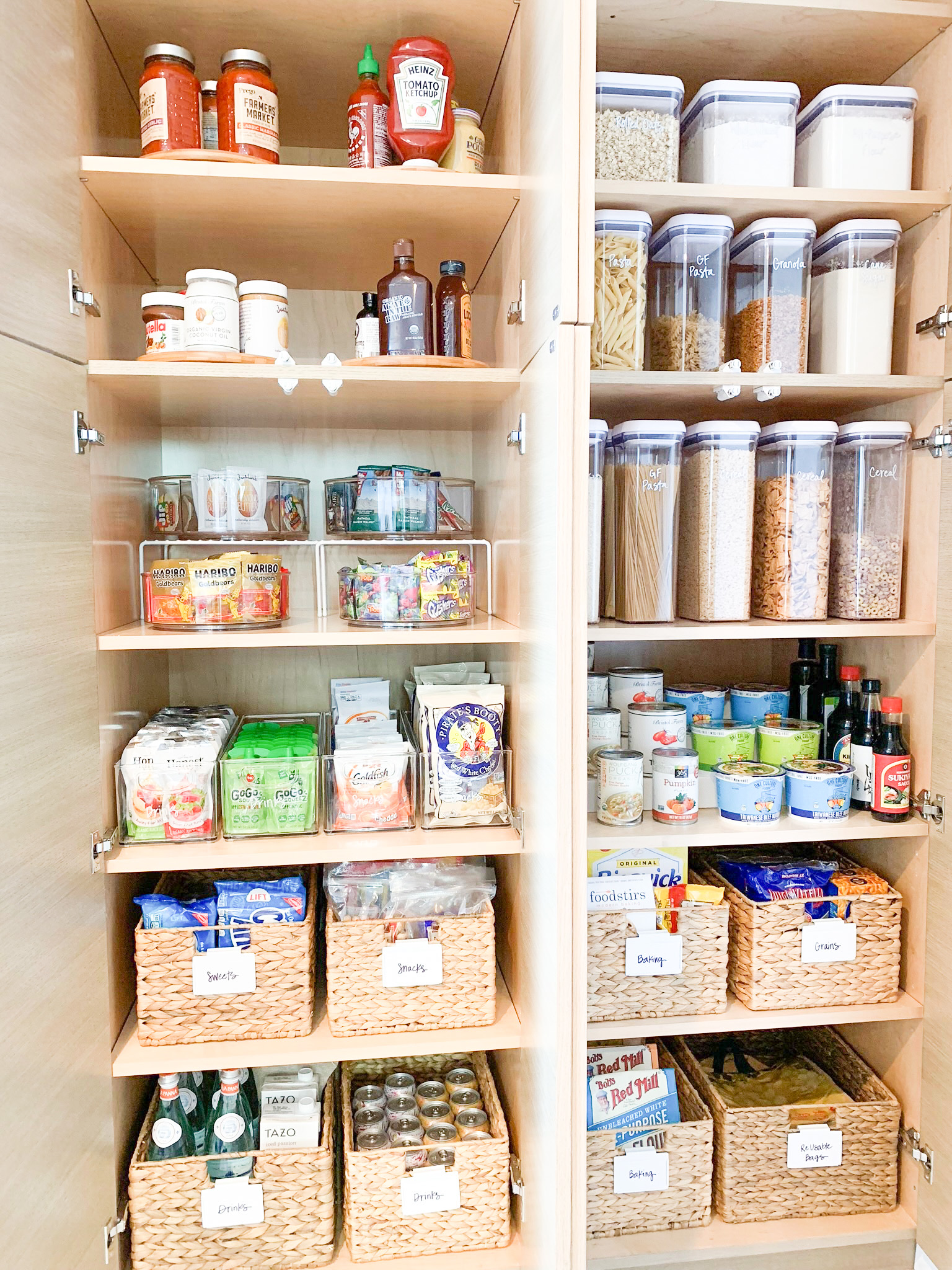 Organized pantry