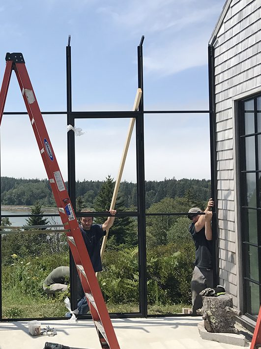 framing being constructed