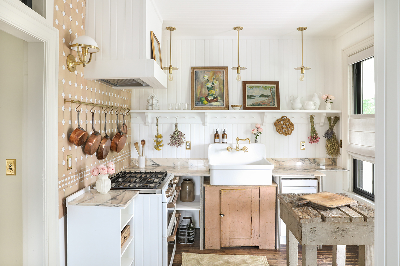 rustic warm toned kitchen