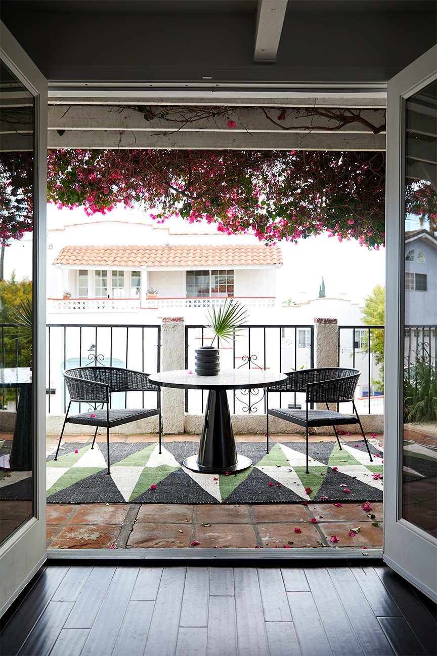 terrace dining area