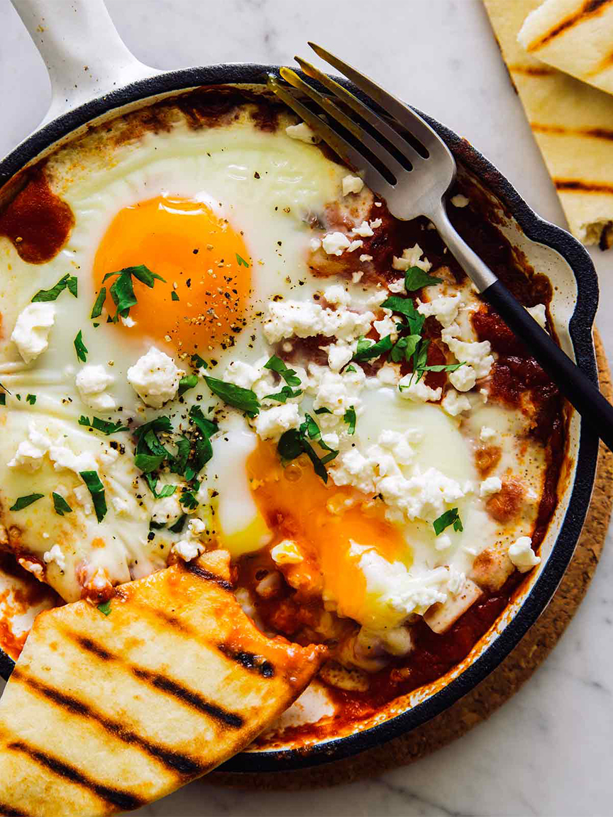 shakshuka with pita