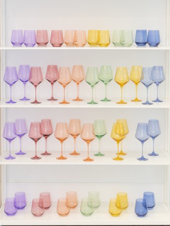 Colored glassware