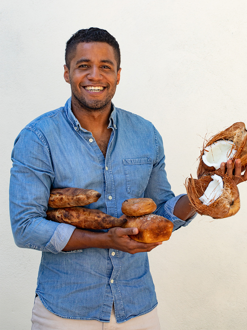 Bryan ford holding bread